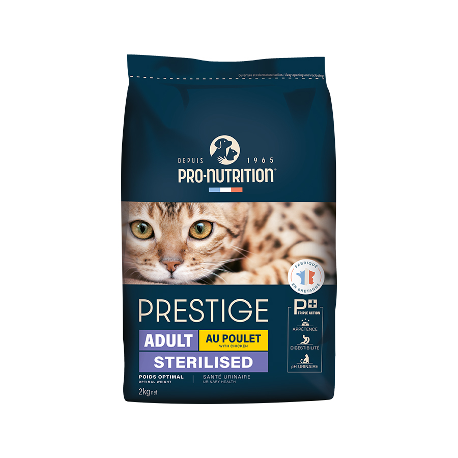 Pro nutrition prestige gatto adult sterilizzato con pollo