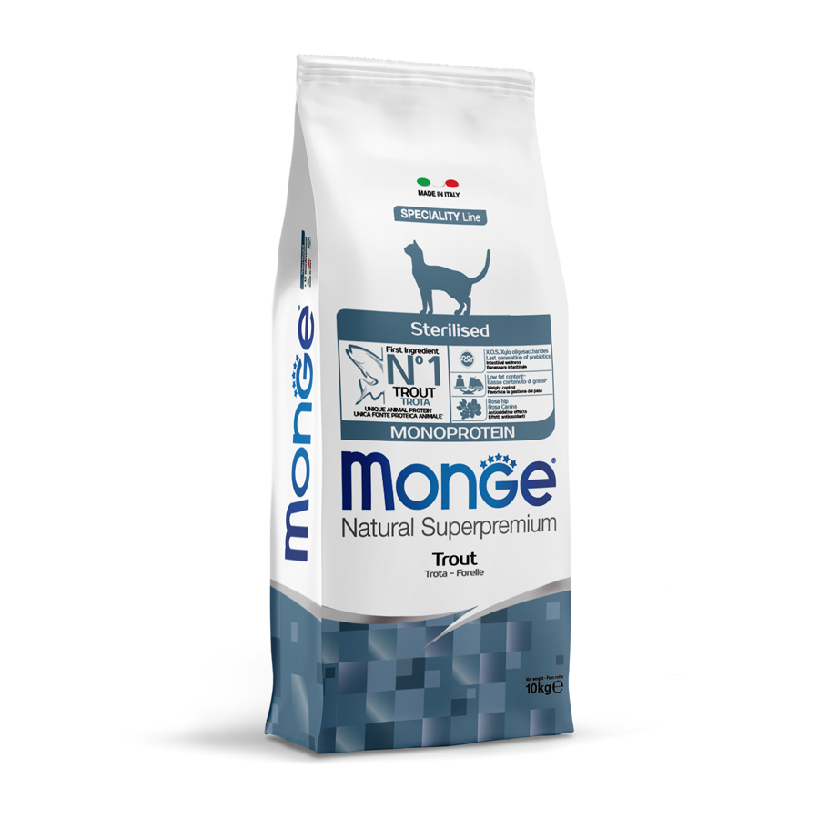 Monge natural superpremium monoprotein cat sterilized