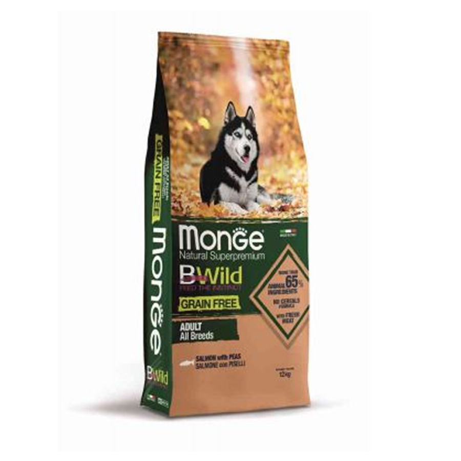 Monge bwild grain free dog all breeds adult