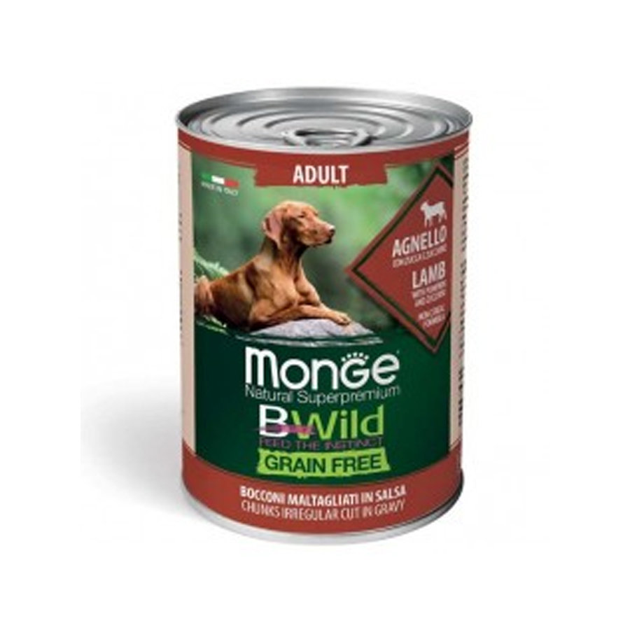 Monge bwild grain free dog all breeds adult