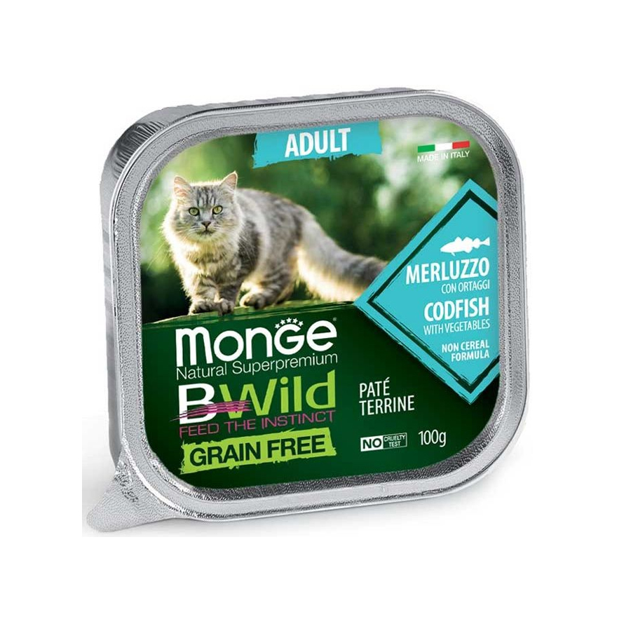 Monge bwild grain free cat pate