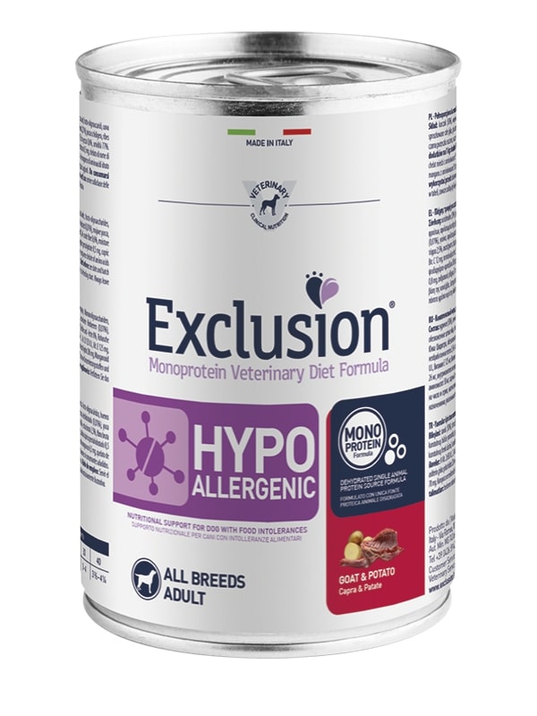 Exclusion diet cane hypoallergenic - umido