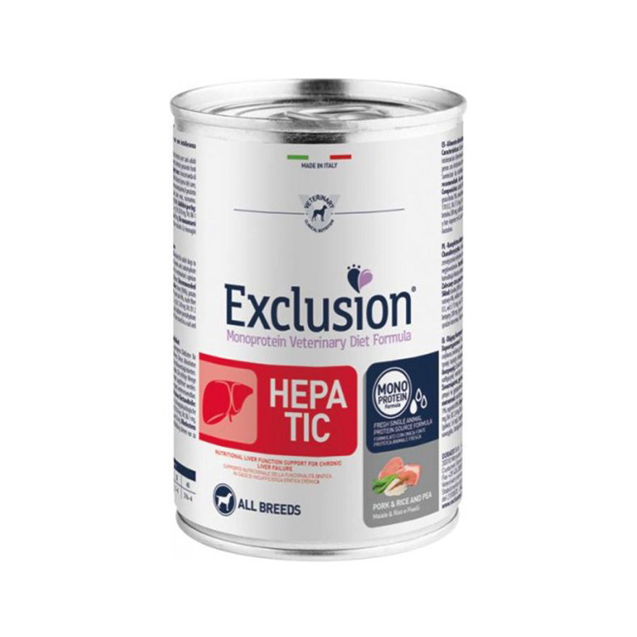Exclusion diet dog hepatic - umido