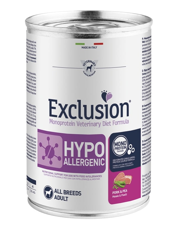 Exclusion diet cane hypoallergenic - umido