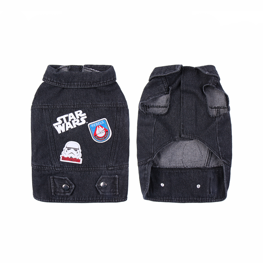 For fan pets giacca jeans cane star wars