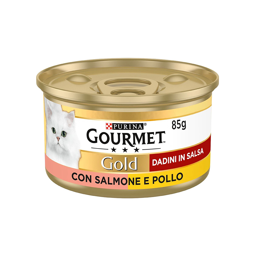 Gourmet gold cat dadini in salsa
