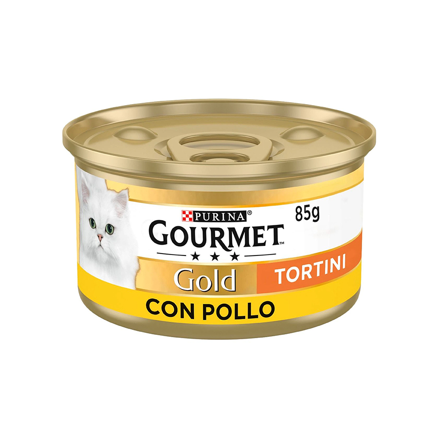 Gourmet gold cat tortini