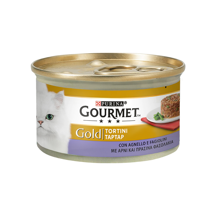 Gourmet gold cat tortini