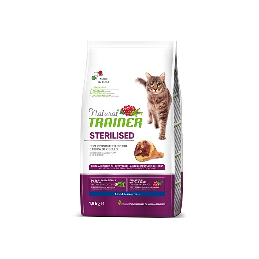 Natural trainer cibo gatto adult sterilised