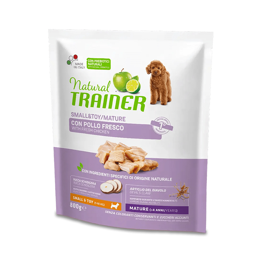 Natural trainer cibo cane mature mini