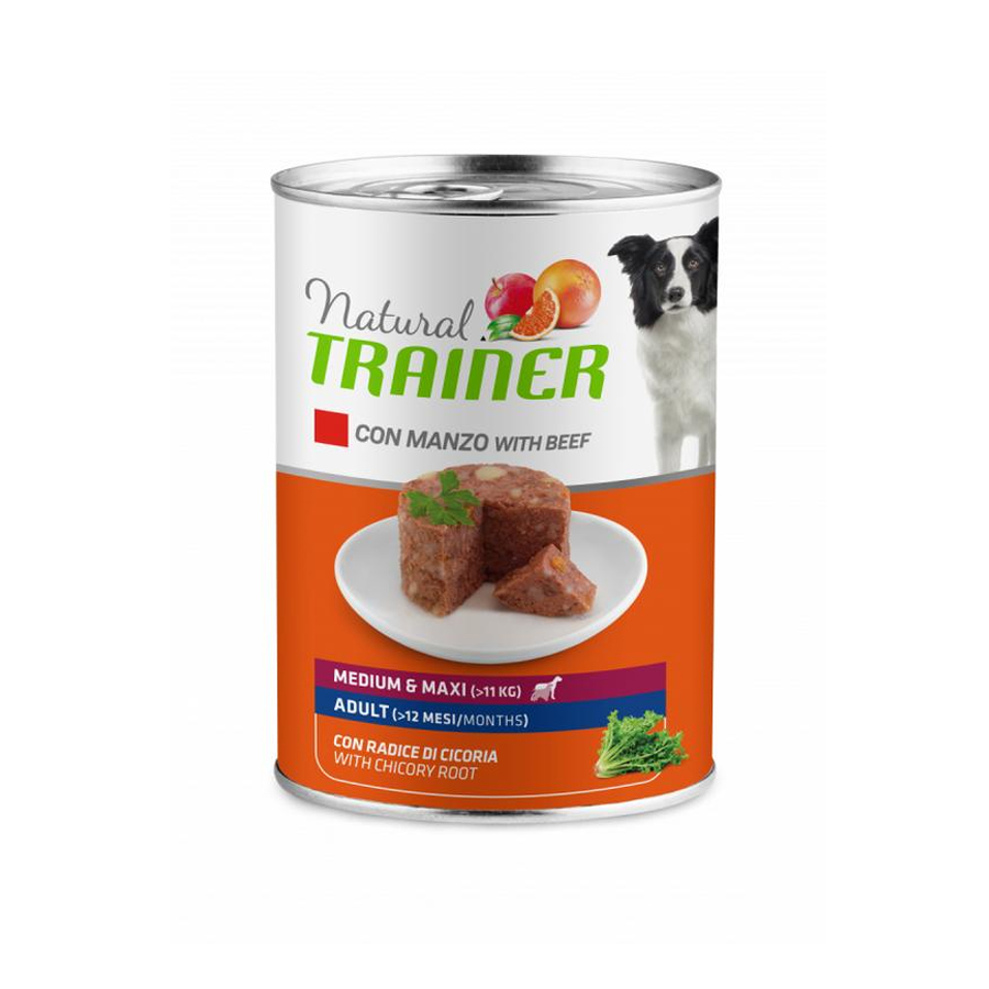 Natural trainer cibo cane adult medium&maxi- lattina