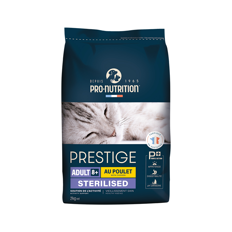 Pro nutrition prestige gatto 8+ sterilizzato con pesce