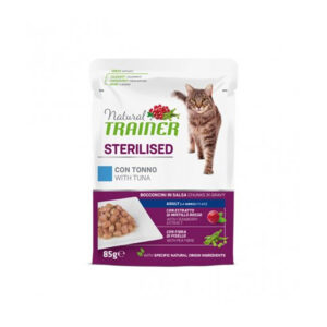 Natural trainer cibo gatto sterilised- busta