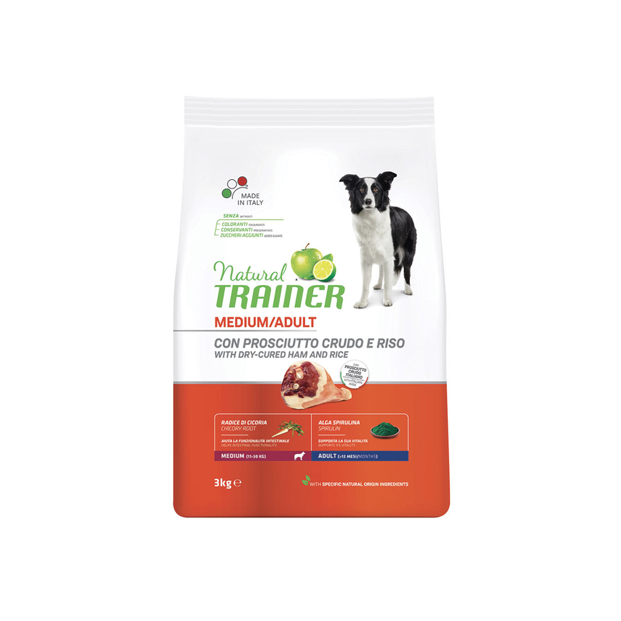 Natural trainer cibo cane adult medium