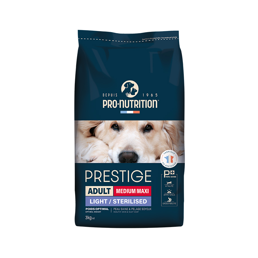 Pro nutrition prestige cane light e sterilizzati medium e maxi