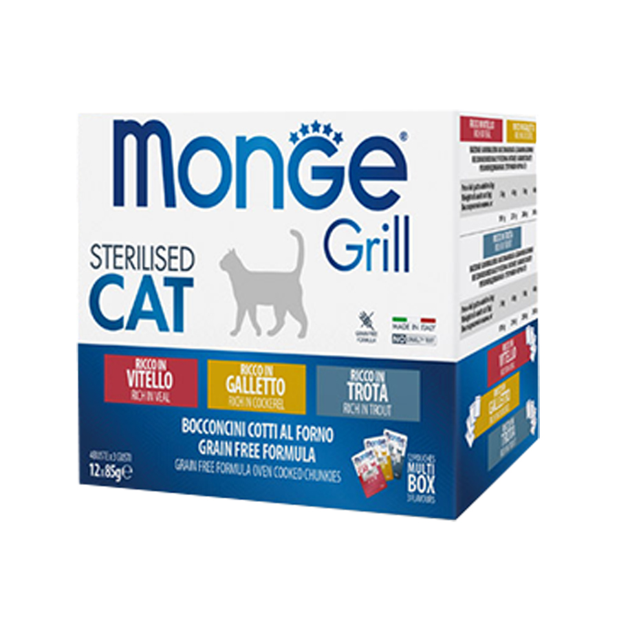 Monge grill multipack cat sterilized